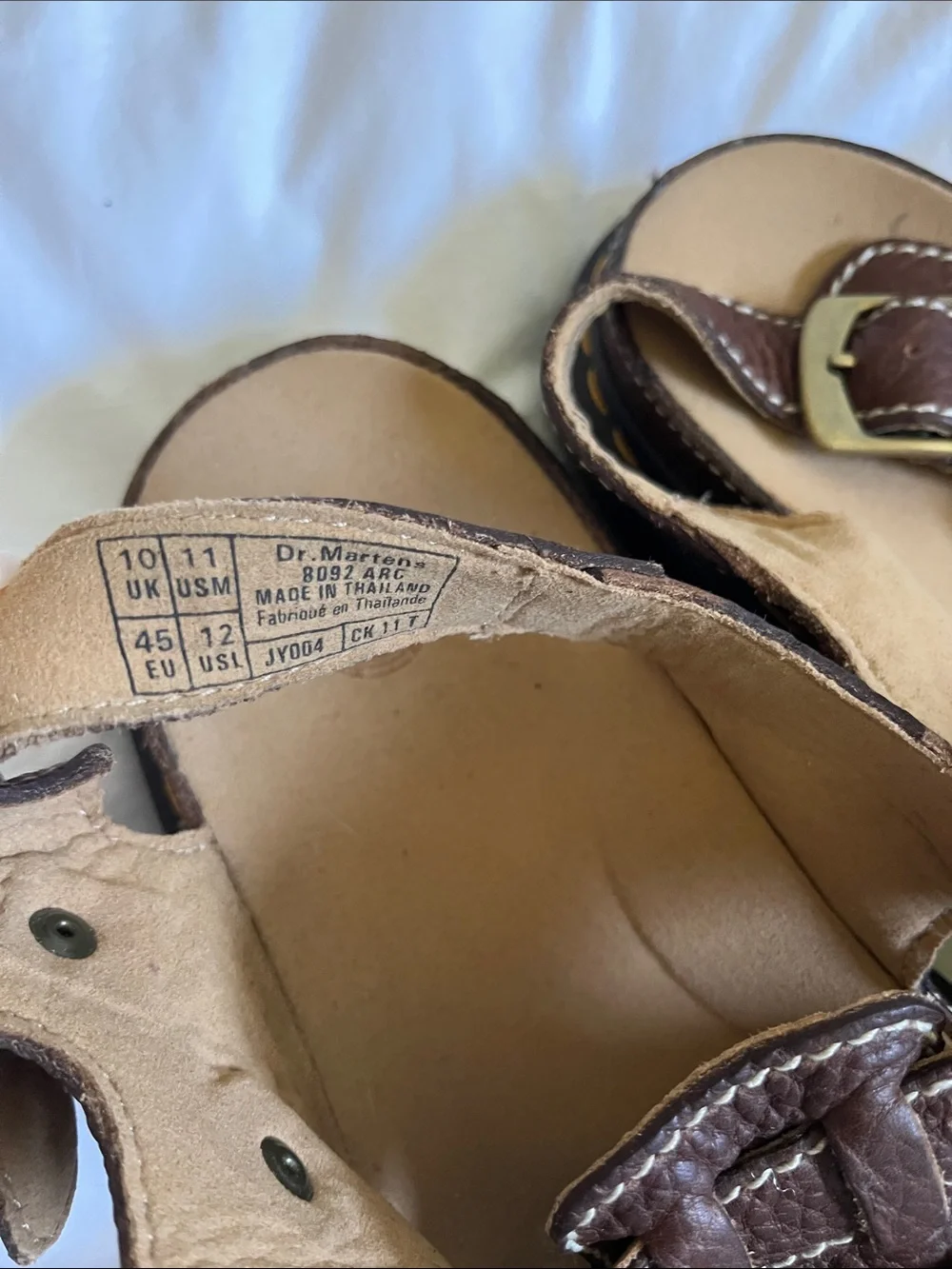 Dr. Martens Martins unisex platform fisherman sandals 8092 brown